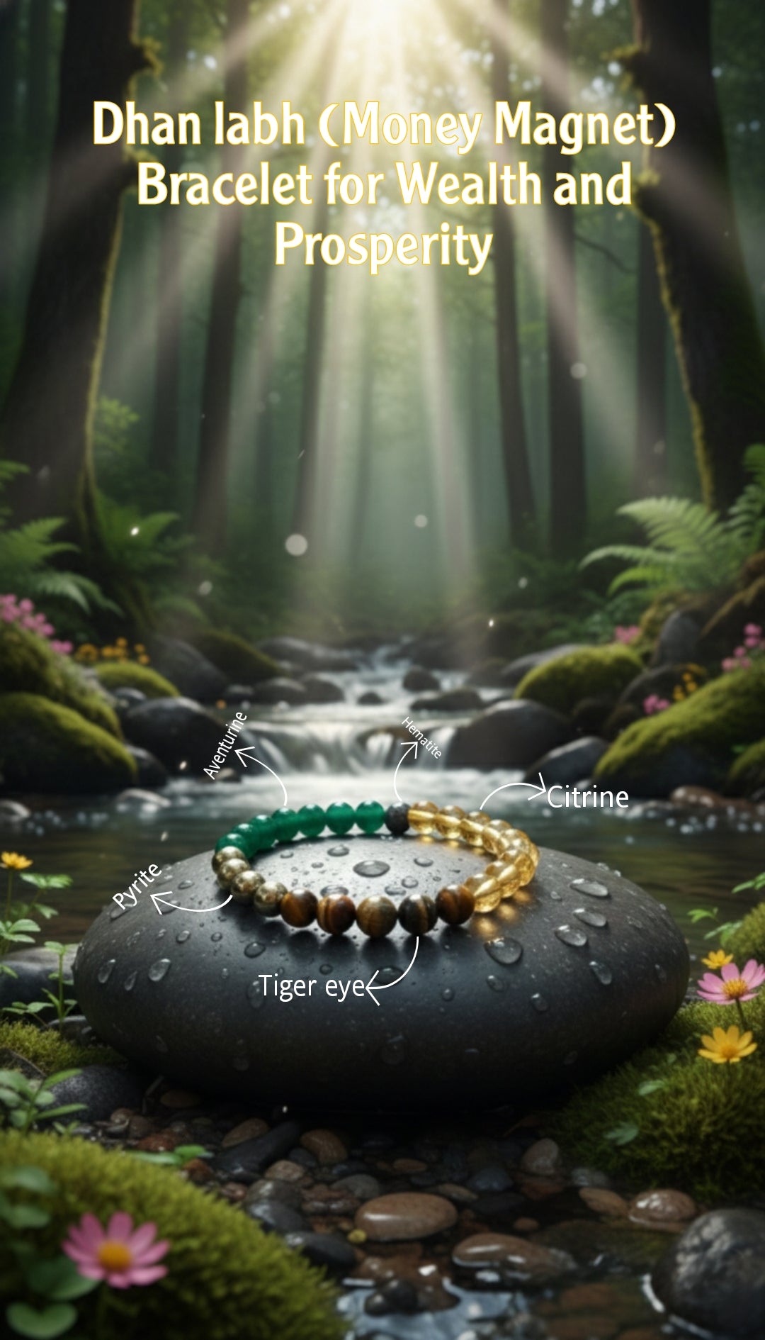 Dhanyog Bracelet – Wealth & Prosperity Bracelet for Money, Growth and Stability